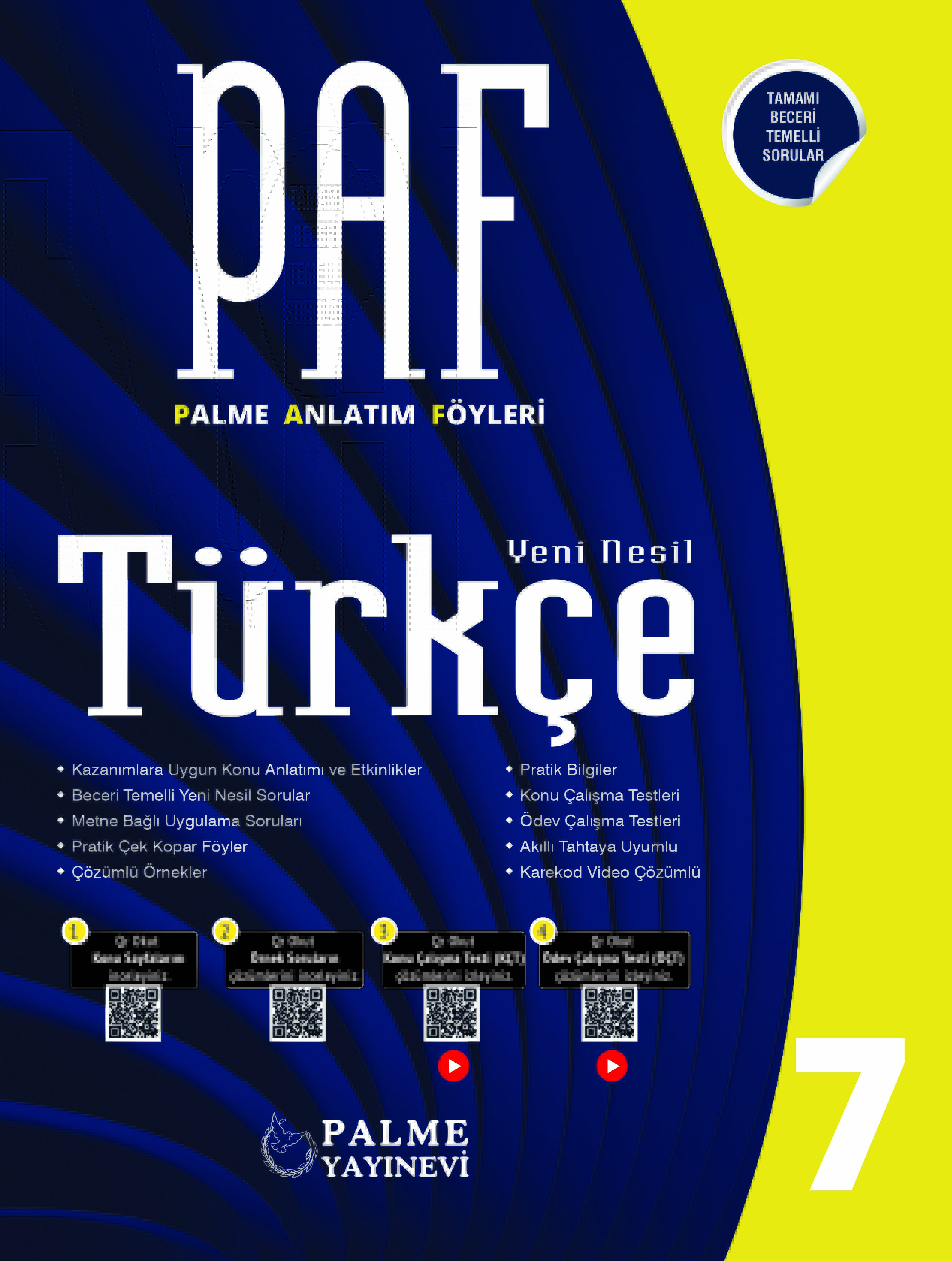 7. Sınıf Türkçe Paf kapak görseli
